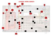 English Worksheet: London word search