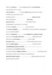 English Worksheet: braveheart movie- gap filling