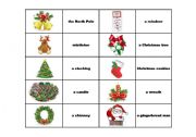 English worksheet: Christmas domino