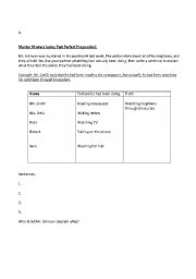 English Worksheet: Past Perfect Progressive Practice