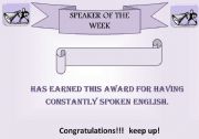 English worksheet: Awards for motivation