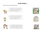 English worksheet: In my house