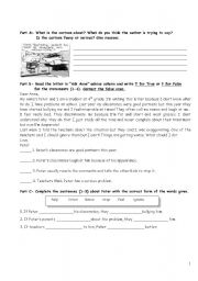 English Worksheet: BULLYING