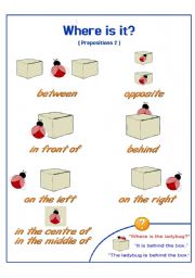 English Worksheet: Prepositions Part 2