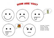 English Worksheet: How are you?