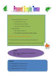 English worksheet: Present Simple Tense