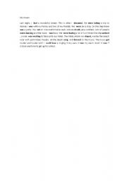 English Worksheet: past simple
