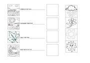 English worksheet: weather