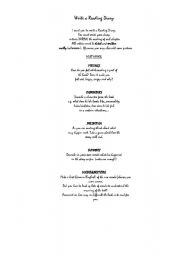 English Worksheet: Instructions for a reading diary