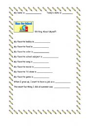 English Worksheet: icebreaker