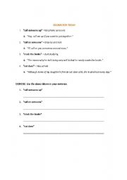 English worksheet: Idioms