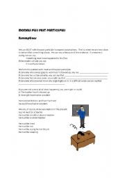 English Worksheet: Modals plus past participle for assumptions 