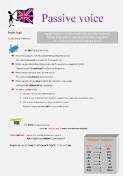 English Worksheet: Passive voice