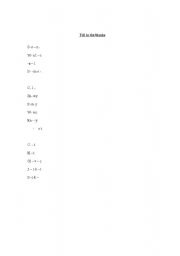English Worksheet: spellings 