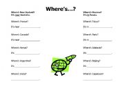 English worksheet: Wheres...?