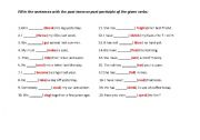 SIMPLE PAST - IRREGULAR VERBS