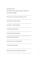 English Worksheet: Past Continuous Quiz