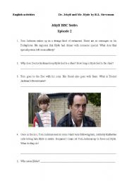 English Worksheet: Jekyll BBC series