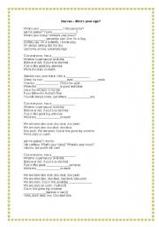 English worksheet: Song: Desree - Whats your sign?