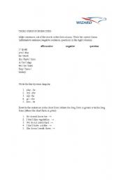 English worksheet: Simple Present Exercise