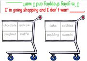 English Worksheet: Shopping Game (Dessert and Drink) editbale