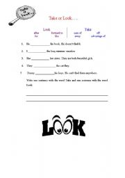 English worksheet: Take a Look