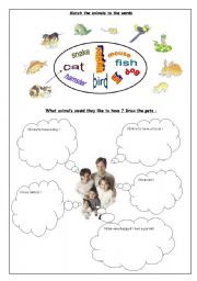 English Worksheet: Pets