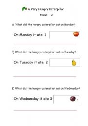 English Worksheet: A Very Hungry Caterpillar_Fruit-2