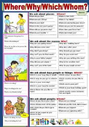 English Worksheet: Questions