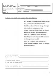 English Worksheet: verb have got