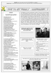 English Worksheet: ODE TO MY FAMILY - THE CRANBERRIES - PART 02 - FULLY EDITABLE AND FULLY CORRECTABLE