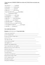 English Worksheet: Have