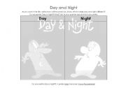 English Worksheet: Pixars Day and Night - Descriptions