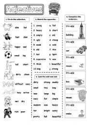 Adjective practice