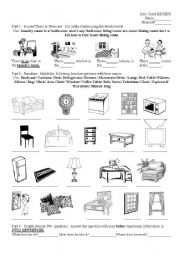 English Worksheet: Test 4 Review