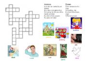 English Worksheet: vocabulary puzzle of the gypsy queen