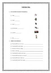 English worksheet: Riverboat Bill (heinemann) 