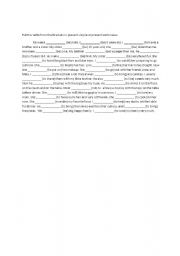 English Worksheet: I love my family