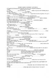 English Worksheet: present simple vs present continuous