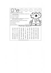 English worksheet: wordsearch numbers