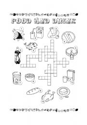 English Worksheet: Food and Drink