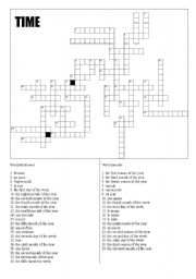 English Worksheet: TIME