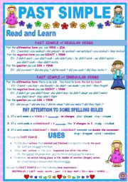 English Worksheet: PAST SIMPLE