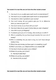English Worksheet: How much dialogue