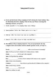 English Worksheet: Integrated Exercise