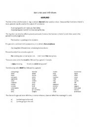 English worksheet: Gerund or Infinitive