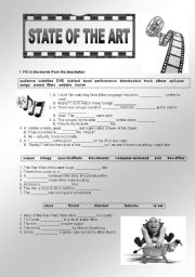 English Worksheet: ENTERTAINMENT (VOCABULARY PRATICE) 