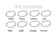 English Worksheet: The Colours