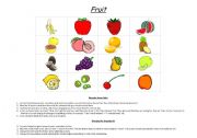 English Worksheet: Shopping Game (Fruit) Part 2 of 2