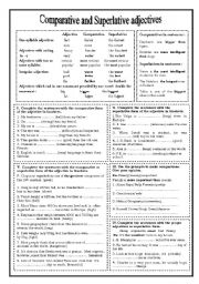 Comparative and Superlative Adjectives